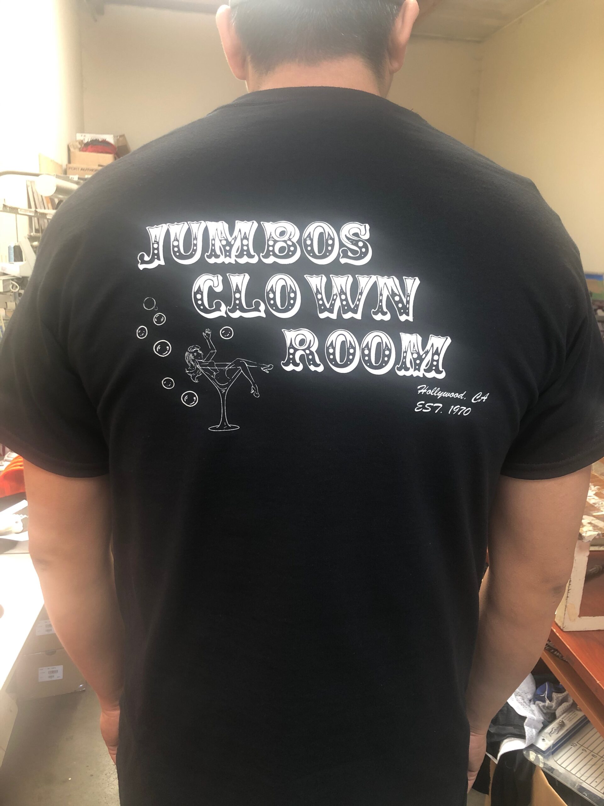 Jumbos clown room t shirt